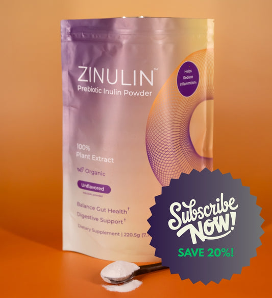 ZINULIN™ Premium 100% Organic Prebiotic Fiber (30-Day Supply)